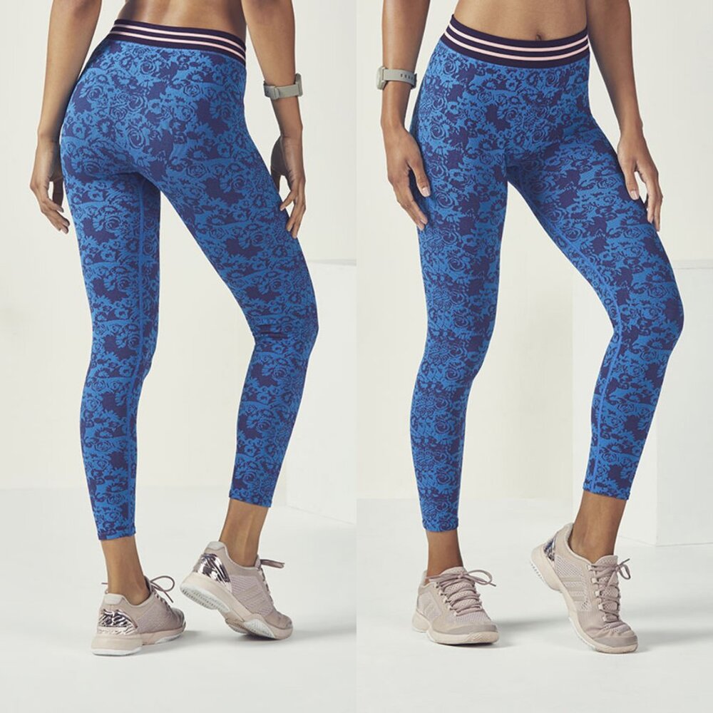 Fabletics "Sebastian" Seamless Jacquard 7/8 Leggings